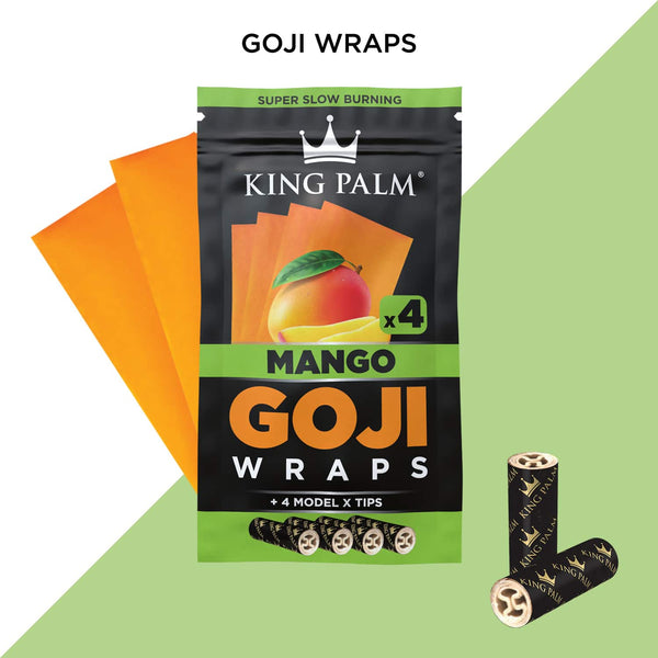 OZ PUFF King Palm - Goji Blunt Wraps Mango Flavour 4-Pack