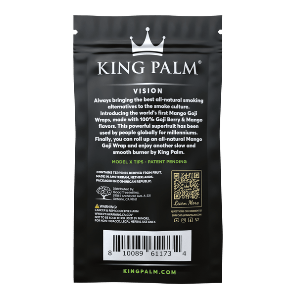 OZ PUFF King Palm - Goji Blunt Wraps Mango Flavour 4-Pack