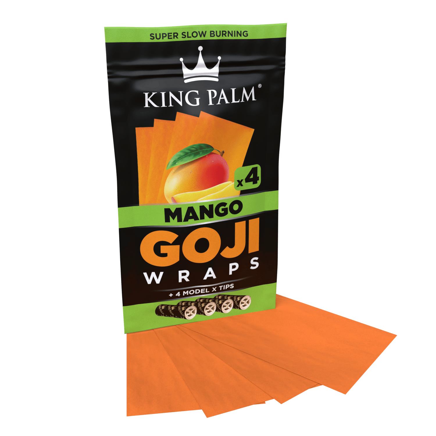 OZ PUFF King Palm - Goji Blunt Wraps Mango Flavour 4-Pack