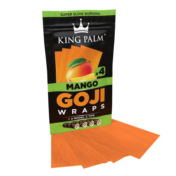 OZ PUFF King Palm - Goji Blunt Wraps Mango Flavour 4-Pack