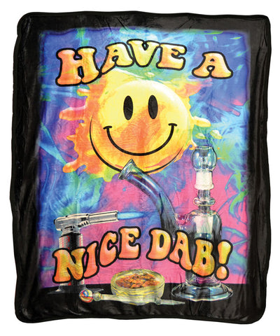 Have a Nice Dab Fleece Blanket